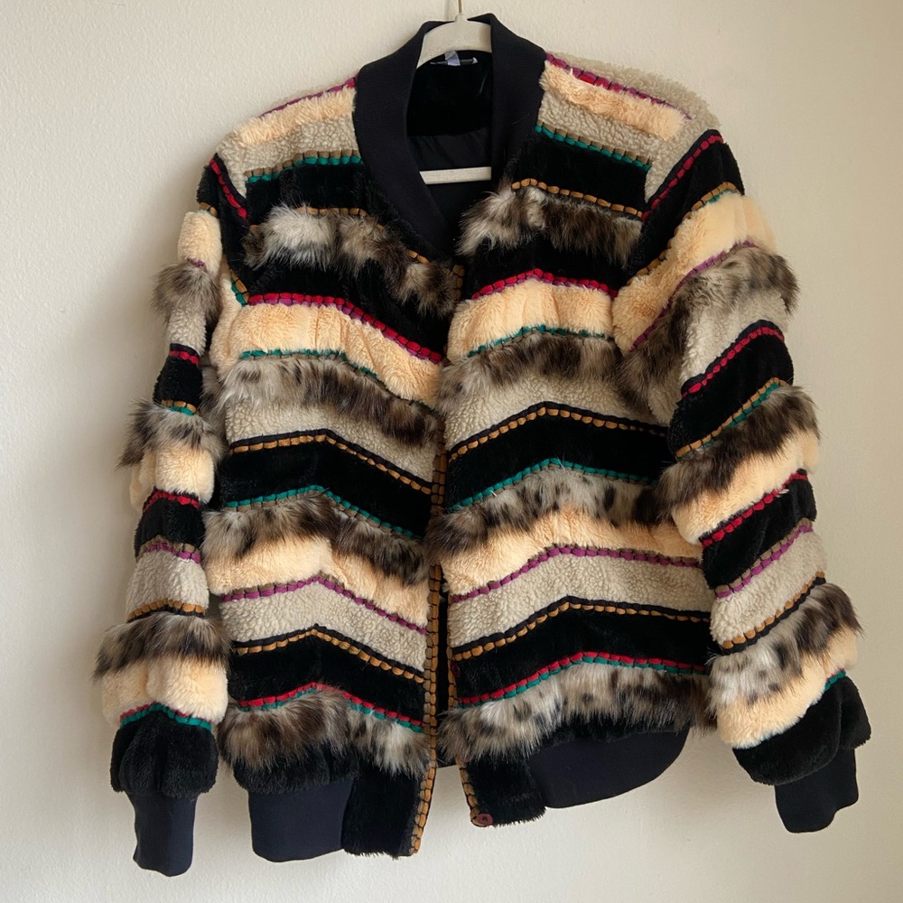 Anthropologie Trieste Bomber Coat (Used, Size: L)